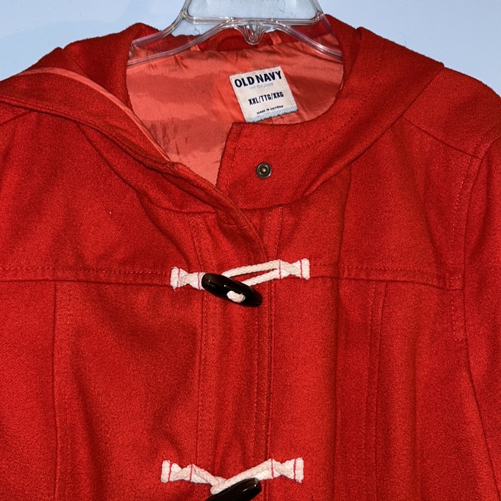 Old navy red peacoat plus size xxl - Picture 2 of 8